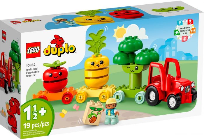 Конструктор LEGO DUPLO My First Трактор для вирощування фруктів та овочів