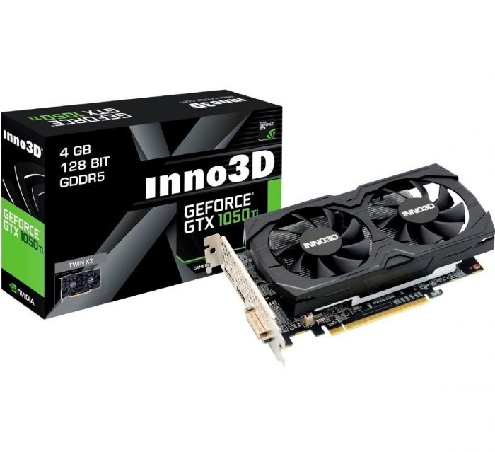 Відеокарта INNO3D GeForce GTX 1050 Ti 4GB GDDR5 X2