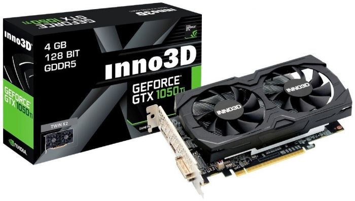 Відеокарта INNO3D GeForce GTX 1050 Ti 4GB GDDR5 X2