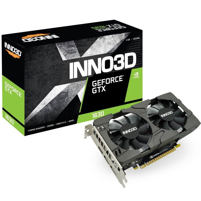 Відеокарта INNO3D GeForce GTX 1630 4GB GDDR6 TWIN X2 OC