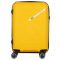 Валіза пластикова, 2E, SIGMA, мала, 4 колеса, жовта