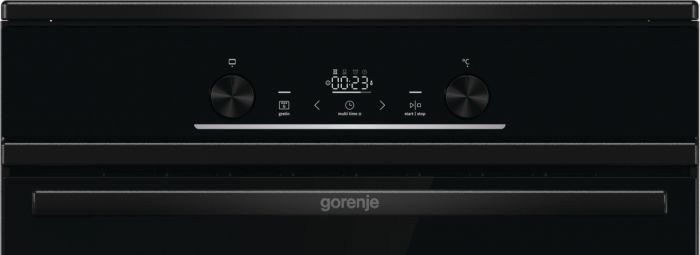 Плита Gorenje GEIT6E62BPG електрична індукційна, 64л, 60x60см, дисплей, сенсорне упр, піроліз, чорний