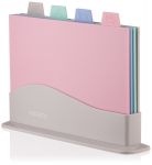 Набір кухонних дошок на підставці Ardesto Fresh 4 шт.: 33,5*23,5*7 см, пластик