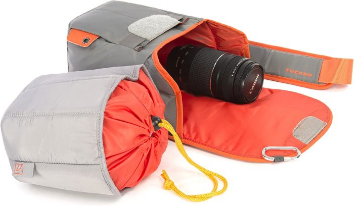Сумка для фотоапарату, Tucano Scatto Holster Bag, сіра