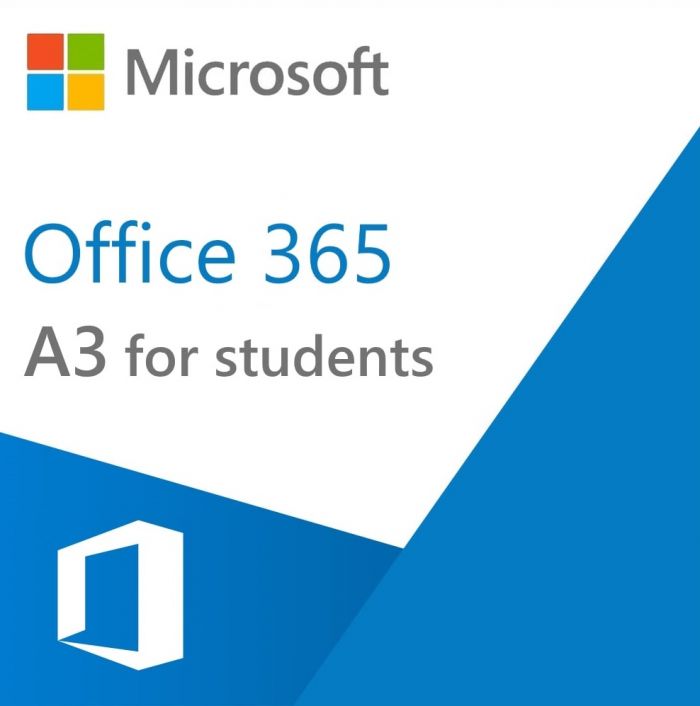 Програмний продукт Майкрософт Office 365 A3 for students use benefit