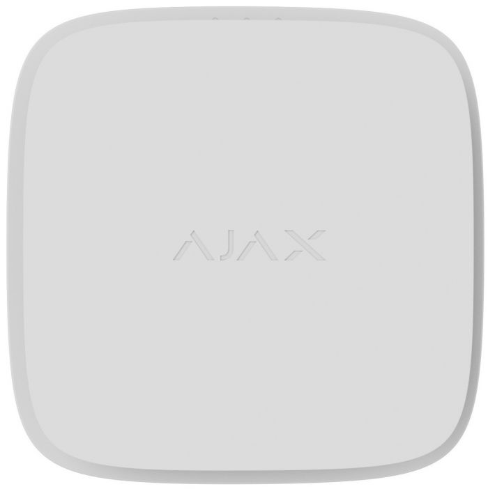 Датчик диму та температури Ajax FireProtect 2 SB Heat Smoke Jeweler, незмінна батарея, бездротовий, білий