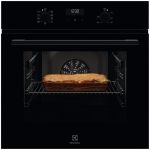Духова шафа Electrolux електрична, 65л, A, дисплей, конвекція, телескопічні напрямні, чорний