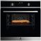 Духова шафа Electrolux електрична, 65л, A+, дисплей, конвекція, піроліз, телескопічні напрямні, чорний+нерж