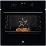 Духова шафа Electrolux електрична, 72л, A, дисплей, конвекція, телескопічні напрямні, чорний
