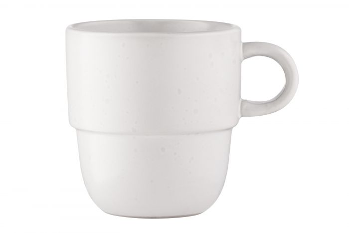 Чашка Ardesto Trento, 390 мл , біла, кераміка