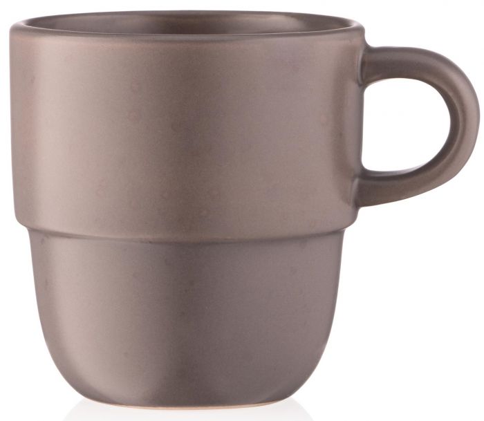 Чашка Ardesto Trento, 390 мл ,  сіра, кераміка