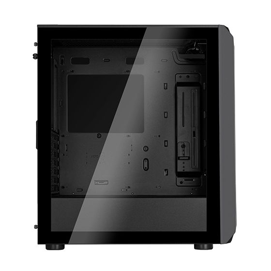 Корпус SilverStone SilverStone FARA FA511Z-BG, без БЖ, 2xUSB3.0, 3x120mm ARGB fan, TG Side Panel, ARGB light strip, ATX, Black