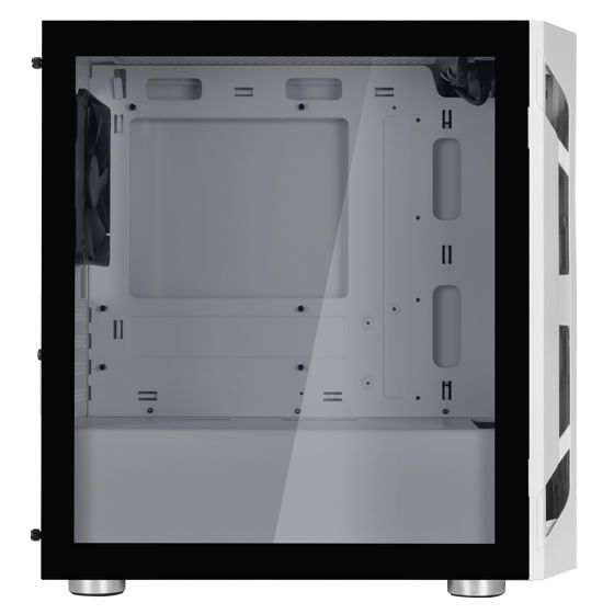 Корпус SilverStone FARA FAH1MW-G, без БЖ, 1xUSB3.0, 2xUSB2.0, 1x120mm Black fan, TG Side Panel, mATX, White