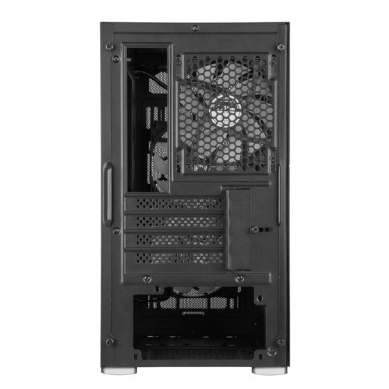 Корпус SilverStone FARA FAH1MB-PRO, без БЖ, 1xUSB3.0, 2xUSB2.0, 3x120mm ARGB fan, TG Side Panel, mATX, Black