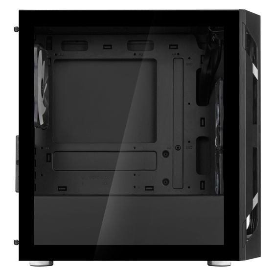 Корпус SilverStone FARA FAH1MB-PRO, без БЖ, 1xUSB3.0, 2xUSB2.0, 3x120mm ARGB fan, TG Side Panel, mATX, Black