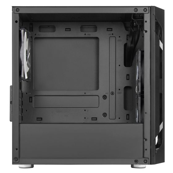 Корпус SilverStone FARA FAH1MB-PRO, без БЖ, 1xUSB3.0, 2xUSB2.0, 3x120mm ARGB fan, TG Side Panel, mATX, Black