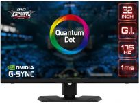 Монітор LCD 32" MSI Optix MPG321QRF-QD, 2xHDMI, DP, USB-C, 3xUSB, IPS, 2560x1440, 175Hz, 1ms, 95%DCI-P3, G-SYNC, HAS, HDR600