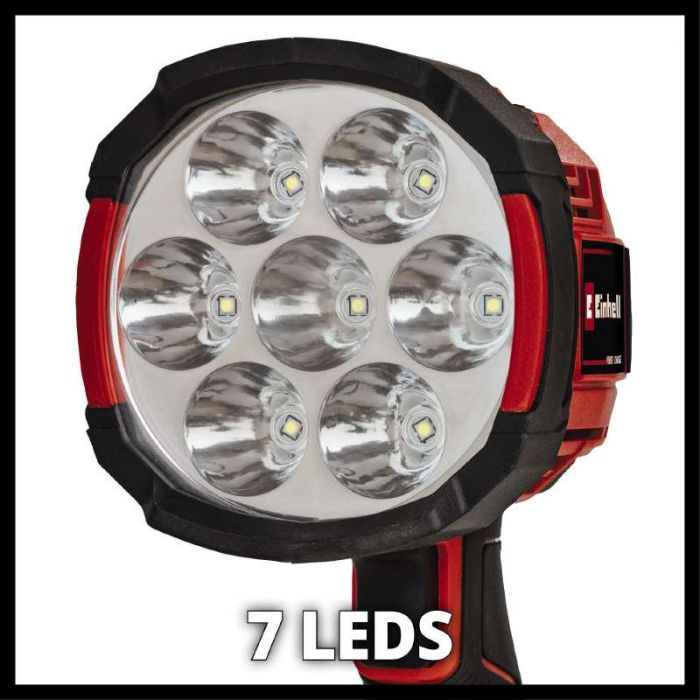 Ліхтар Einhell TE-CL 18/2500 LiAC - Solo акум., PXC, 2500 лм, 18В, 6500 К, 7 LED, 18/12В, 0.6 кг (без АКБ і ЗП)