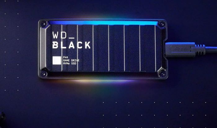 Портативний SSD WD 1TB USB 3.2 Gen 2 Type-C WD BLACK P40 Game Drive