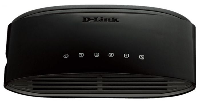 Комутатор D-Link DES-1005D 5xFE, Некерований