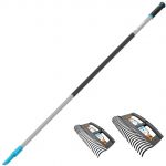 Граблі для листя Cellfast ERGO, комплект, алюмінієвий черешок 165см + 2 насадки 43см та 52.5см, вага 0.8 кг