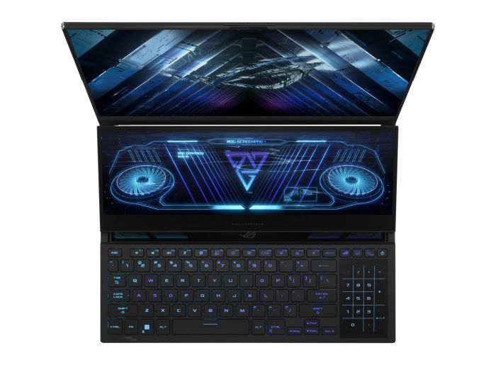 Ноутбук ASUS ROG Zephyrus Duo 16 GX650PY-NM030X 16QHD+ mLED/AMD R9-7945HX/32/2048F/NVD4090-16/W11P/Black