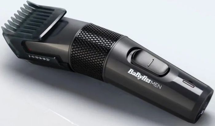 Машинка для стрижки волосся, Babyliss, E786E, 1 насадка,  сірий