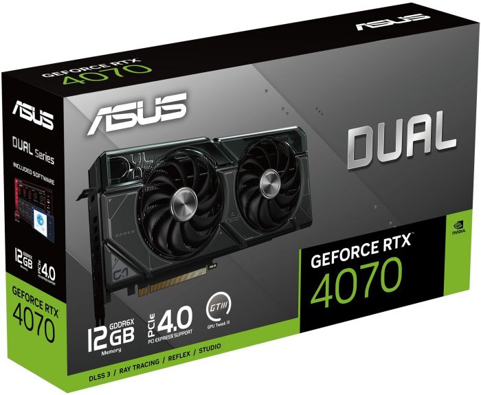 Відеокарта ASUS GeForce RTX 4070 12GB GDDR6X DUAL-RTX4070-O12G