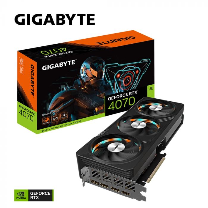 Відеокарта GIGABYTE GeForce RTX 4070 12GB GDDR6X GAMING