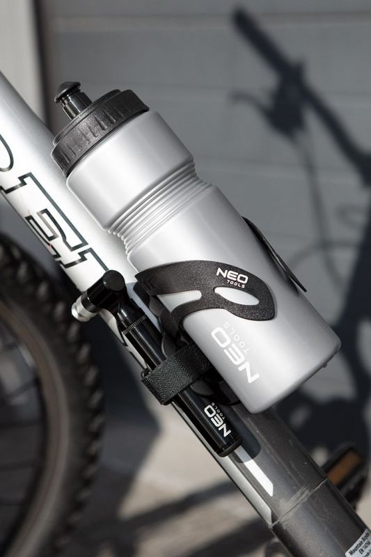 Насос велосипедний Neo Tools, з кронштейном для кріплення до рами, 13.7см, 0.07кг