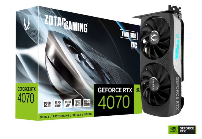 Відеокарта ZOTAC GeForce RTX 4070 12GB GDDR6X Twin Edge OC