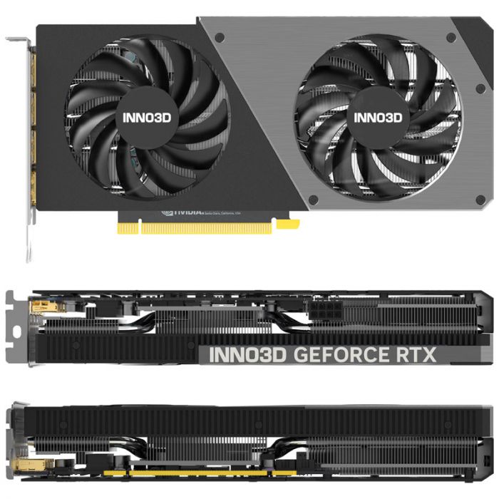 Відеокарта INNO3D GeForce RTX 4070 12Gb GDDR6X Twin X2