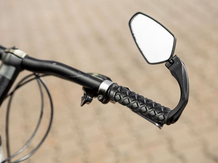 Дзеркало велосипедне Neo Tools з кронштейном, універсальне, протиосколкове, діаметр монтажу 16-22мм, 0.09кг