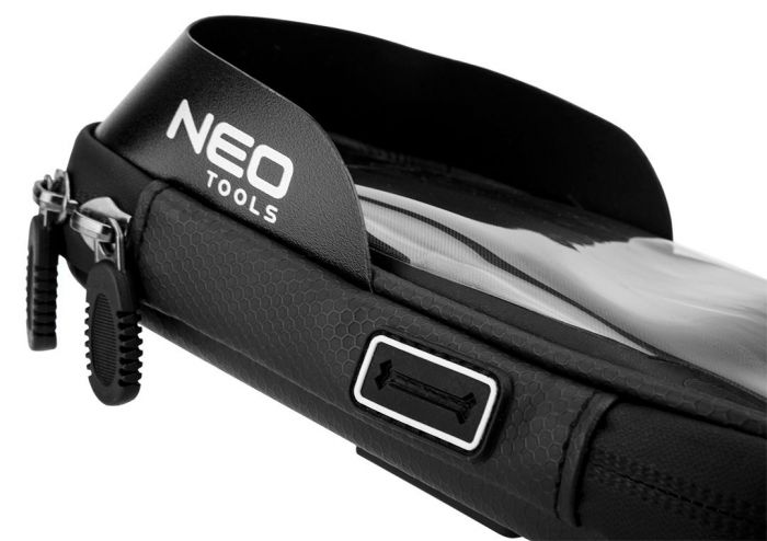Сумка велосипедна Neo Tools з тримачем для смартфона до 6", водонепроникна, чорний