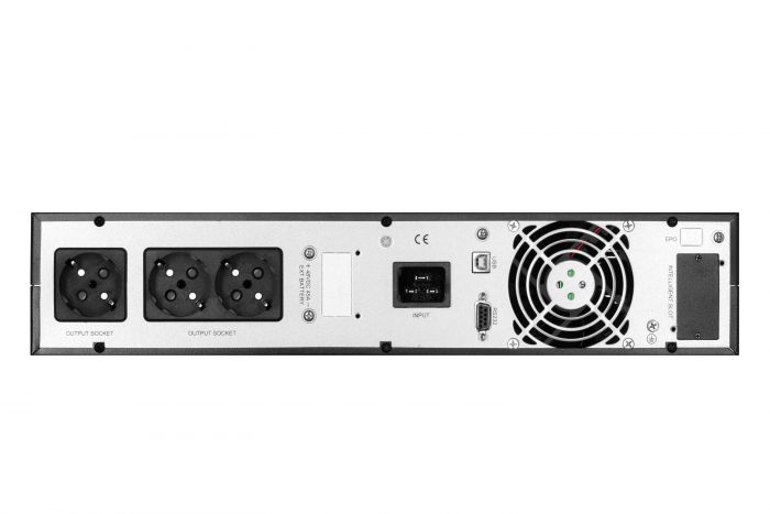 Джерело безперебійного живлення 2E PS2000RT, 2000VA/1800W, RT3U, LCD, USB, 6xC13