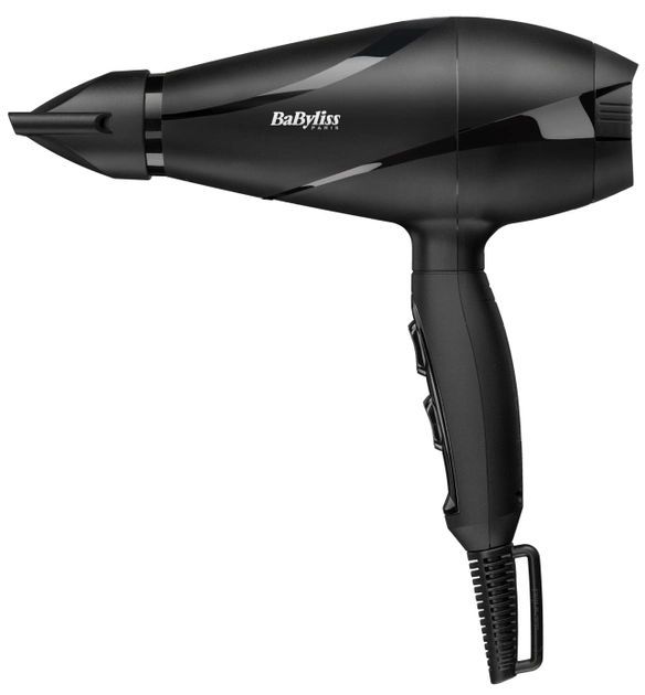 Фен Babyliss, 6613DE, 2200 Вт, 1 концентратор, дифузор, чорний