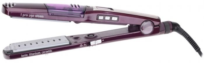 Щипці для волосся Babyliss ST395E, іонізація, з паром, фіолетовий