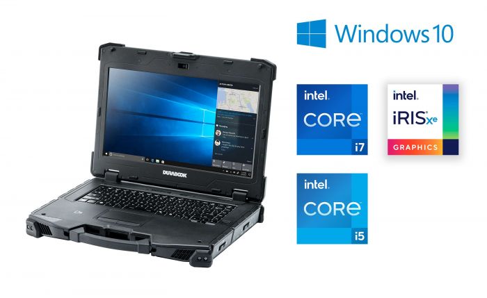 Ноутбук Durabook Z14I 14FHD AG Touch/Intel i7-1165G7/32/512F/int/GPS/LTE/IP65/W10P