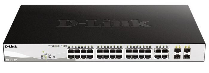 Комутатор D-Link D-Link DGS-1210-24P/E PoE, Websmart