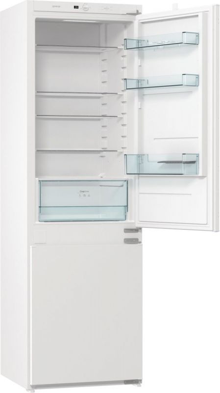 Вбуд. холодильник з мороз. камерою Gorenje, 177х55х54см, 2 двері, 180(68)л, А+, NF+, Зона св-ті, LED дисплей, Білий
