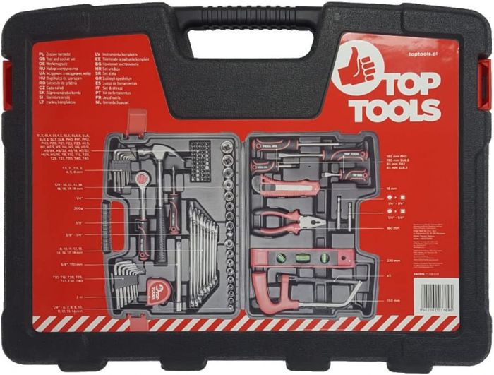 Набір інструментів Top Tools, 1/4", 3/8", 194 од.