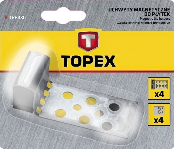 Магніти для кахельної плитки TOPEX, 4 шт.
