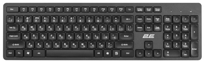 Клавіатура 2E KS260 WL Black
