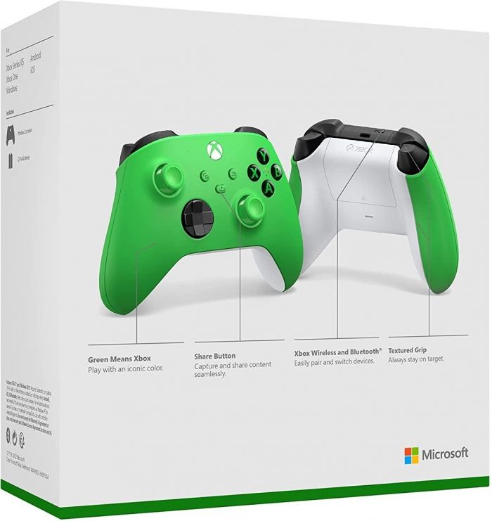 Геймпад Microsoft Xbox бездротовий, зелений