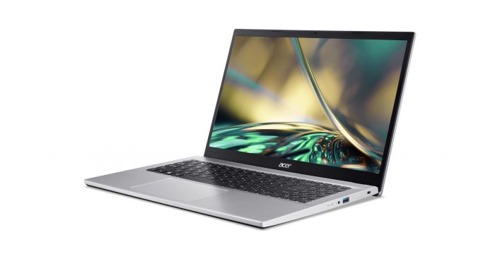 Ноутбук Acer Aspire 3 A315-59G 15.6" FHD IPS, Intel i7-1255U, 16GB, F1TB, NVD550-2, Lin, сріблястий