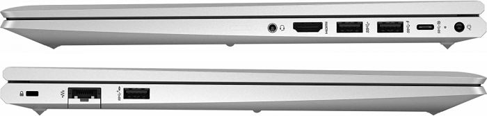 Ноутбук HP Probook 455-G9 15.6" FHD IPS AG, AMD R5-5625U, 8GB, F256GB, UMA, DOS, сріблястий