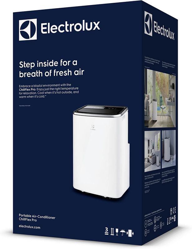 Кондиціонер мобільний Electrolux ChillFlex Pro EXP26U338CW, 25 м2, A/-, R290