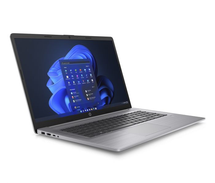 Ноутбук HP 470-G9 17.3" FHD IPS, Intel i5-1235U, 8GB, F512GB, NVD550-2, DOS, сріблястий