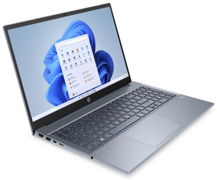 Ноутбук HP Pavilion 15-eg2023ua 15.6" FHD IPS AG, Intel i5-1235U, 16GB, F512GB, UMA, Win11, блакитний