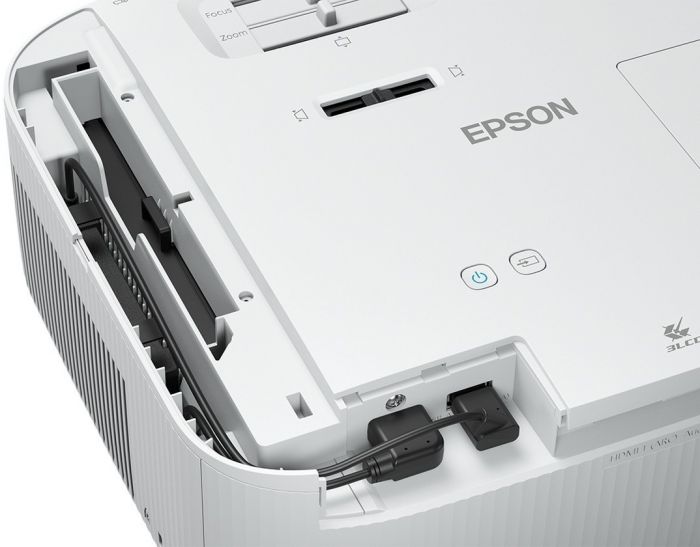 Проєктор домашнього кінотеатру Epson EH-TW6250 UHD, 2800 lm, 1.32-2.15, WiFi, Android TV